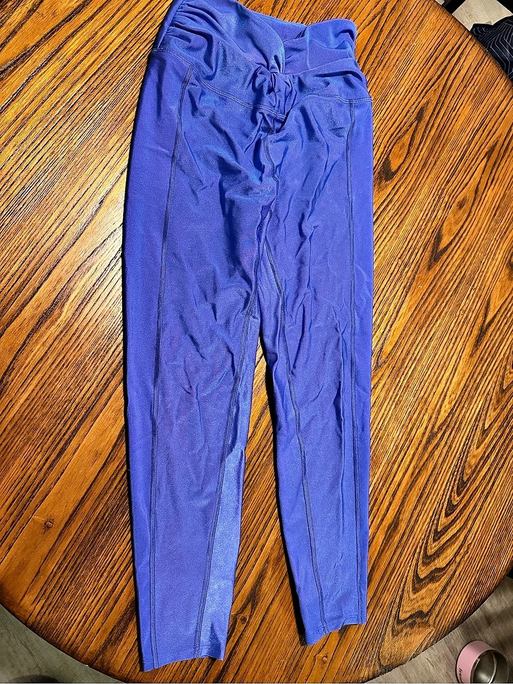FREE PEOPLE MOVEMENT metallic Purple Athletic Leggings